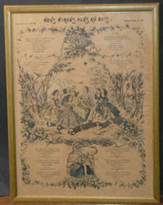 Gravure  "Nous n'irons plus au