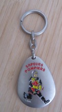 Porte clé sapeurs pompiers en