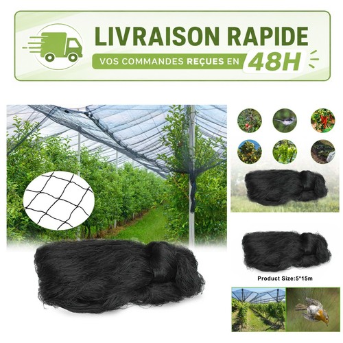 Filet protection oiseaux - protection, 5x15m