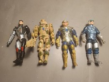 Lot 4 Figurines Captain Power Mattel 1987 