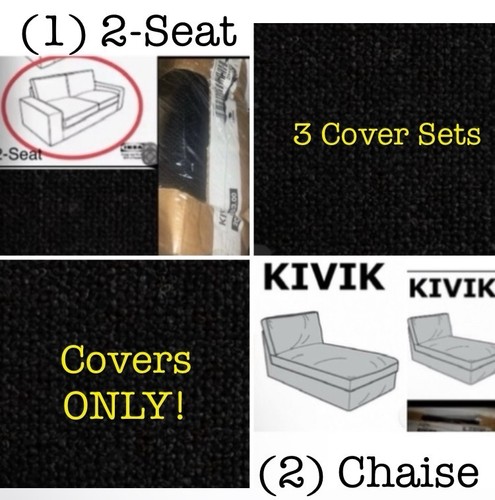 Ikea kivik loveseat 2x - kivik, +2x