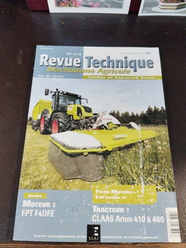 Revue technique machinisme - revue,