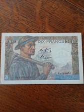 Billet 10 francs MINEUR