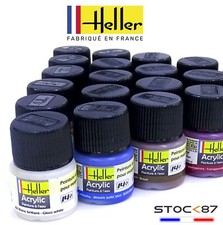 HELLER peinture maquette  acrylique pot 12ml gamme complète 