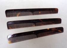 Lot de 3 peignes à cheveux