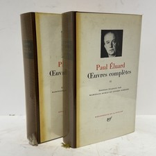 PLEIADE - Paul ELUARD- Oeuvres - 2 VOL - NRF 