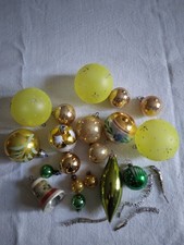 Anciennes décorations de Noël vintage 50 boules de Noël sapin glaçons