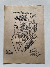 Dessin Bob Kane sur papier