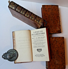 ABREGE DE L’HISTOIRE UNIVERSELLE DE J. A. DE THOU. 1759. 4 VOLUMES
