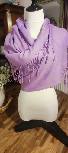 Echarpe étole violet mauve - étole,