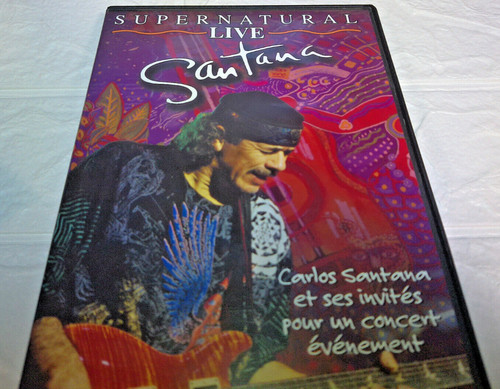Dvd santana supernatural live - santana,