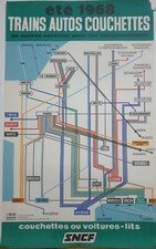 Trains Autos Couchettes 1968