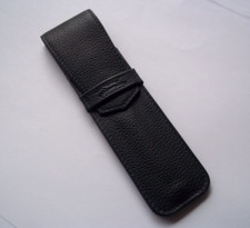 ETUI LONGCHAMP EN CUIR BLEU VERITABLE STYLOS UNE PLACE HAUTE QUALITE  MX145