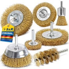 7 Brosses Métalliques Laiton