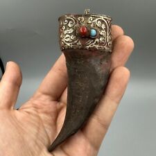 Pendentif ancien en corne de