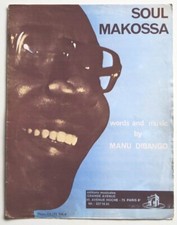 Partition vintage sheet music MANU DIBANGO : Soul Makossa * 70's Saxophone Rare