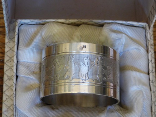 Ancien rond serviette m - rond, de