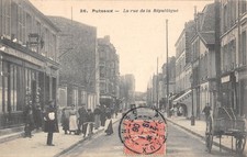 CPA 92 PUTEAUX / LA RUE DE LA REPUBLIQUE