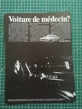 862 belle PUBLICITE ANCIENNE circa 1970 Rover 2000 TC voiture de médecin