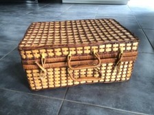 Panier de pique-nique en osier Baby nurse matelassé intérieur en osier tressé