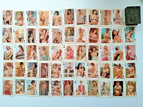 Ancien jeux cartes sexy - jeux, cartes,