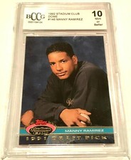 Manny Ramirez RC 1992 Stadium