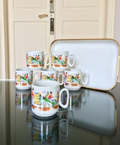 Tasses café vintage en - à,