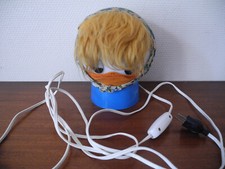 ancienne lampe table chevet canard déco vintage french duck lamp Entenlampe 70s