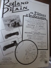 ROLLAND PILAIN sa 2 litres et ses records du monde pub papier ILLUSTRATION 1925
