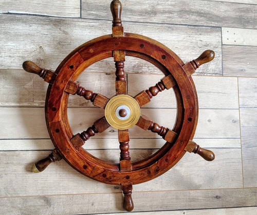 Roue bateau décorative en - roue, de