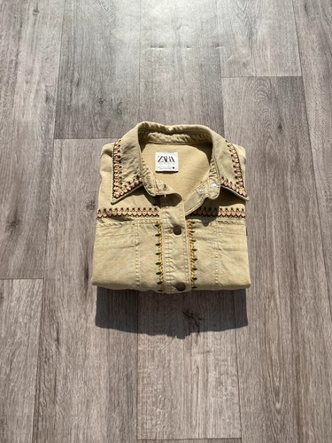 Veste virale zara jean kaki - veste,