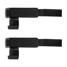 2x levage de poids Crochets à barres manuels bracelets de poignet