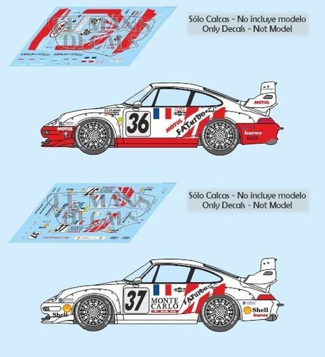Décal porsche 911 - 911, gt2