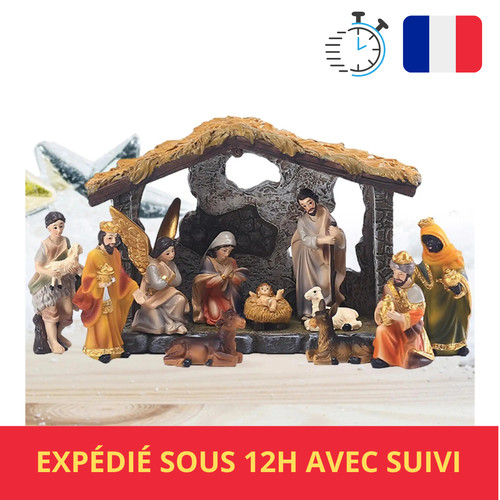 Crèche noël luxe pcs - crÈche,