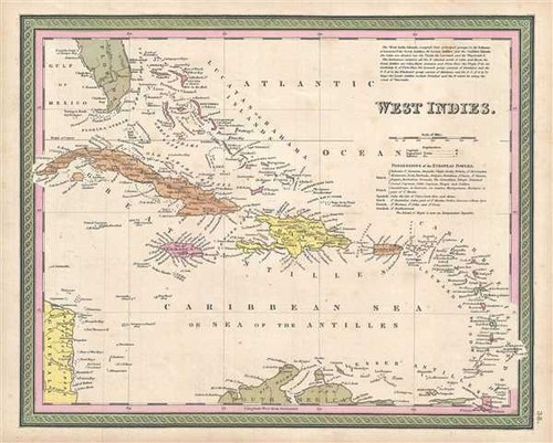 1849 mitchell map - map, of