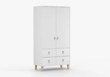 Armoire à portes battantes armoire avec tiroirs armoire FIGO 06 150 cm
