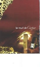 PUBLICITE  1972  CARTIER  le