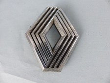 RENAULT sigle emblème logo insigne monogramme hayon coffre en aluminium de 1990