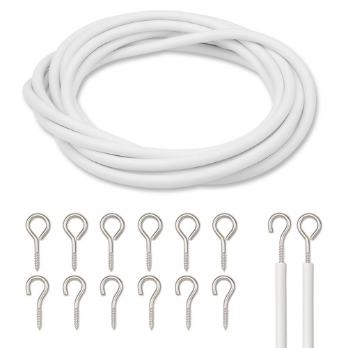Blanc cordon rideau kit avec - cordon,