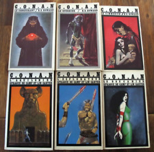 CONAN - ROBERT E HOWARD - TITRES SF - 6 VOLUMES en TBE
