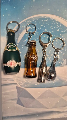 Lot bouteilles porte cles - de,