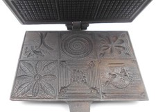 Ancien gaufrier moule hosties - gaufrier,