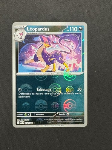 Carte pokémon léopardus - carte,