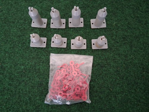 Attaches supports rails - et,