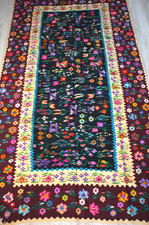 grand tapis roumain Oltenie floral large Oltenia Romanian folk rug 360X195cm 