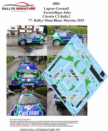 Decals ref 2904 - 1/43,