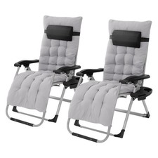 Set 2x Chaise bain de soleil