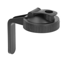 Pour Spout Lid Black Flip Cap