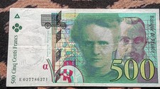 Billet 500 Francs Pierre Et