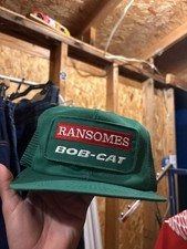 Vtg Bobcat Hat K Brand Snaps